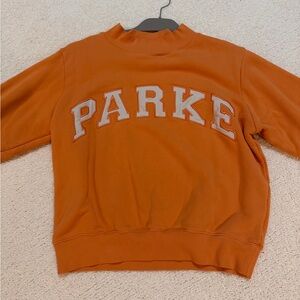 Orange Parke Sweatshirt Creamsicle